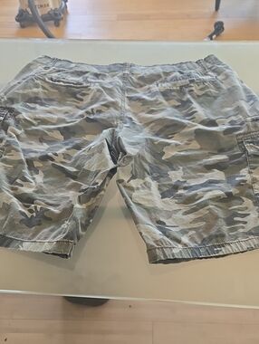 Men's Camo Cargo Shorts in Olive Camo - Utility Style